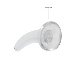 DILDO NON-REALISTIC CRYSTAL CLEAR 5 /11,5 CM TRANSPARENTE REALROCK