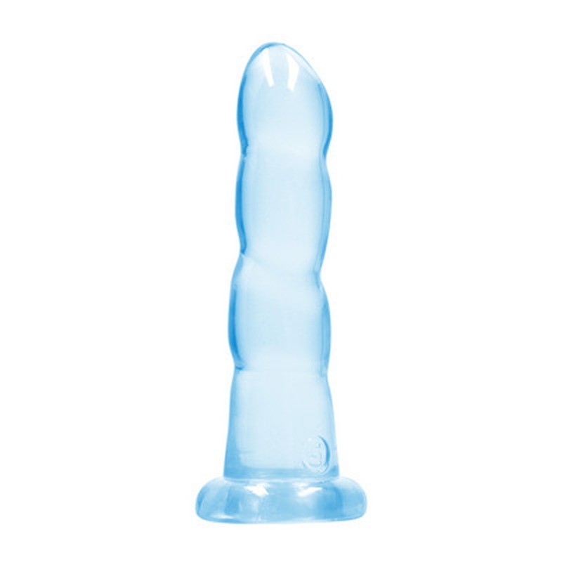 DILDO NON-REALISTIC CRYSTAL CLEAR 7 /17 CM AZUL REALROCK DILDO NON-REALISTIC CRYSTAL CLEAR 7 /17 CM AZUL REALROCK