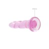 DILDO NON-REALISTIC CRYSTAL CLEAR 7 /17 CM ROSA REALROCK