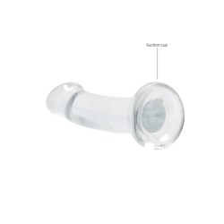 DILDO NON-REALISTIC CRYSTAL CLEAR 7 /17 CM TRANSPARENTE REALROCK