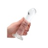DILDO NON-REALISTIC CRYSTAL CLEAR 7 /17 CM TRANSPARENTE REALROCK