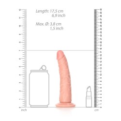 DILDO SLIM REALISTIC 6 /15,5 CM FLESH REALROCK