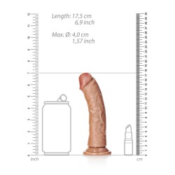 DILDO CURVED REALISTIC 6 /15,5 CM REALROCK
