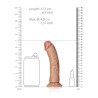 DILDO CURVED REALISTIC 6 /15,5 CM REALROCK