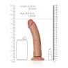 DILDO CURVED REALISTIC 8 /20,5 CM REALROCK