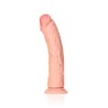 DILDO CURVED REALISTIC 9 /23 CM FLESH REALROCK