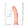 DILDO CURVED REALISTIC 9 /23 CM FLESH REALROCK