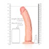 DILDO CURVED REALISTIC 10 /25,5 CM FLESH REALROCK