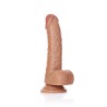 DILDO REALISTA COM TESTÍCULOS CURVED 6 /15,5 CM REALROCK