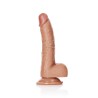 DILDO REALISTA COM TESTÍCULOS CURVED 7 /18CM REALROCK
