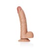 DILDO REALISTA COM TESTÍCULOS CURVED 8 /20,5 CM REALROCK