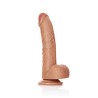 DILDO REALISTA COM TESTÍCULOS CURVED 8 /20,5 CM REALROCK