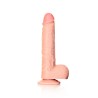 DILDO REALISTA COM TESTÍCULOS STRAIGHT 7 /18 CM FLESH REALROCK