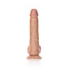 DILDO REALISTA COM TESTÍCULOS STRAIGHT 7 /18 CM REALROCK