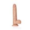 DILDO REALISTA COM TESTÍCULOS STRAIGHT 7 /18 CM REALROCK