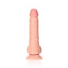 DILDO REALISTA COM TESTÍCULOS STRAIGHT 8 /20,5 CM FLESH REALROCK