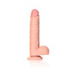 DILDO REALISTA COM TESTÍCULOS STRAIGHT 9 /23 CM FLESH REALROCK