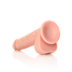 DILDO REALISTA COM TESTÍCULOS STRAIGHT 9 /23 CM REALROCK