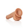 DILDO REALISTA COM TESTÍCULOS STRAIGHT 10 /25,5 CM REALROCK