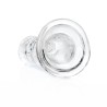 DILDO STRAIGHT REALISTIC CRYSTAL CLEAR 6 /14,5 CM TRANSPARENTE REALROCK