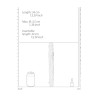 DILDO DUPLO REALISTIC DONG 13 /34 CM TRANSPARENTE REALROCK