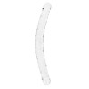 DILDO DUPLO CRYSTAL CLEAR REALISTIC DONG 18 /45 CM TRANSPARENTE REALROCK