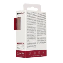 PLUG ANAL SLIM BEGINNER VERMELHO SHOTS TOYS