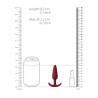 PLUG ANAL SLIM BEGINNER VERMELHO SHOTS TOYS