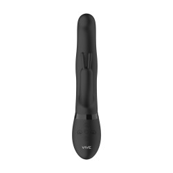 VIBRADOR IZARA ROTATING BEADS RABBIT BLACK VIVE