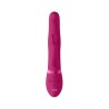 VIBRADOR IZARA ROTATING BEADS RABBIT ROSA VIVE