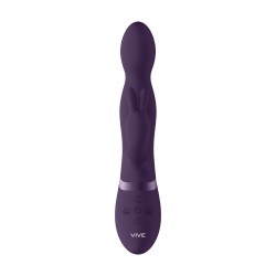 VIBRADOR NIVA ROTATING RABBIT ROXO VIVE
