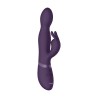 VIBRADOR NIVA ROTATING RABBIT ROXO VIVE