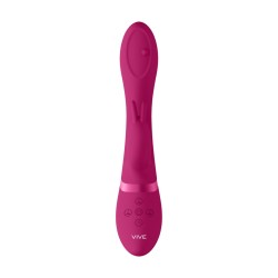 VIBRADOR MIRA SPINNING G-SPOT RABBIT ROSA VIVE 