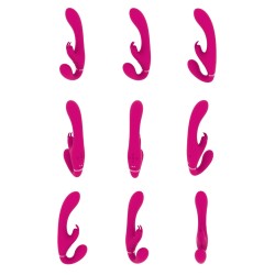 STRAP-ON SEM ARNÊS SUKI VIBRATING RABBIT ROSA VIVE