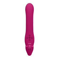 STRAP-ON SEM ARNÊS AI DUAL VIBRATING AIR WAVE TICKLER VIVE