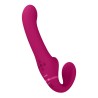 STRAP-ON SEM ARNÊS AI DUAL VIBRATING AIR WAVE TICKLER VIVE