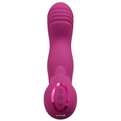 VIBRADOR YUMI FINGER MOTION AND FLICKERING TONGUE ROSA VIVE 