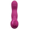 VIBRADOR YUMI FINGER MOTION AND FLICKERING TONGUE ROSA VIVE 