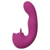 VIBRADOR YUMI FINGER MOTION AND FLICKERING TONGUE ROSA VIVE 