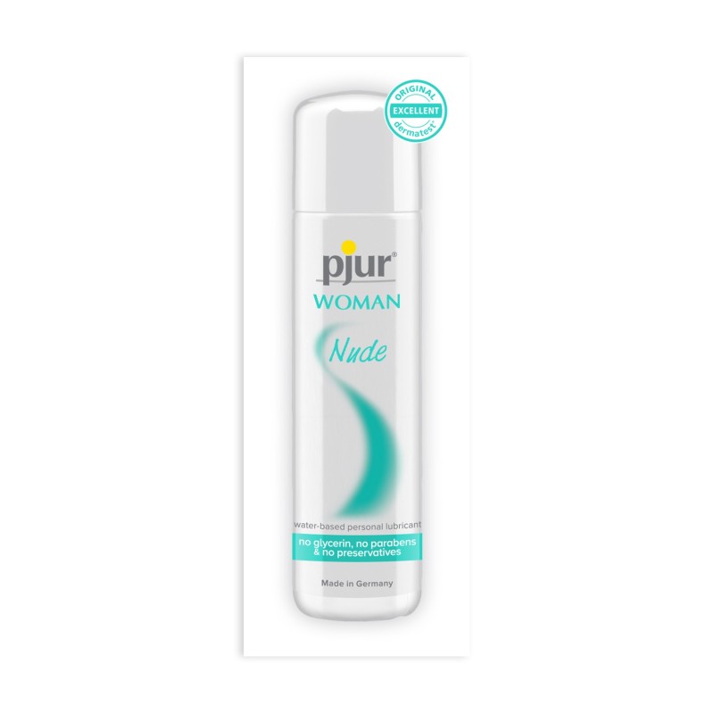 LUBRIFICANTE À BASE DE ÁGUA PJUR WOMAN NUDE  2ML