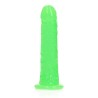 DILDO SLIM REALISTIC DILDO GLOW IN THE DARK 6'' / 15,5 CM REALROCK