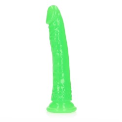 DILDO SLIM REALISTIC DILDO GLOW IN THE DARK 8'' / 20 CM REALROCK