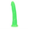 DILDO SLIM REALISTIC DILDO GLOW IN THE DARK 8'' / 20 CM REALROCK