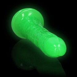 DILDO SLIM REALISTIC DILDO GLOW IN THE DARK 8'' / 20 CM REALROCK