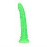 DILDO SLIM REALISTIC DILDO GLOW IN THE DARK 9'' / 22,5 CM REALROCK