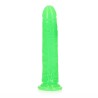 DILDO SLIM REALISTIC DILDO GLOW IN THE DARK 9'' / 22,5 CM REALROCK