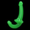 STRAP-ON SEM ARNÊS GLOW IN THE DARK 6'' / 13,5 CM REALROCK