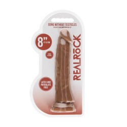 DILDO SEM TESTÍCULOS TAN 8 / 20 CM REALROCK