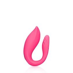 VIBRADOR DE CASAL COM COMANDO WILD STRAWBERRY LOVELINE