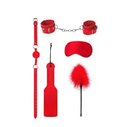 KIT BONDAGE INTRODUCTORY BONDAGE KIT 4 VERMELHO OUCH! 
